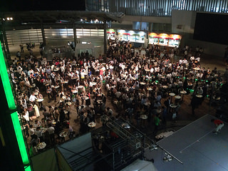 ベルギービールウィークエンド東京会場の混雑ぶり