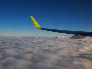 鹿児島に向かう機内から撮影した雲海